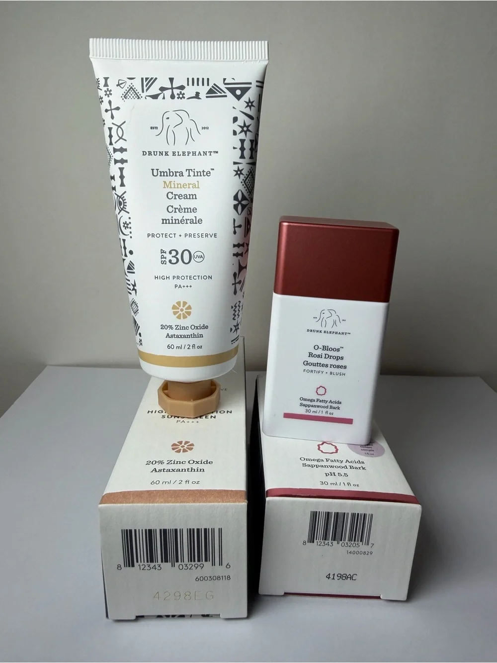 Drunk Elephant Umbra Tinte Mineral Cream SPF30 & Rosi Drops Bundle